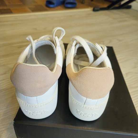 ASH platform sneakers, white color and beige...use twice, looks like new size 37 - Picture 3 of 5